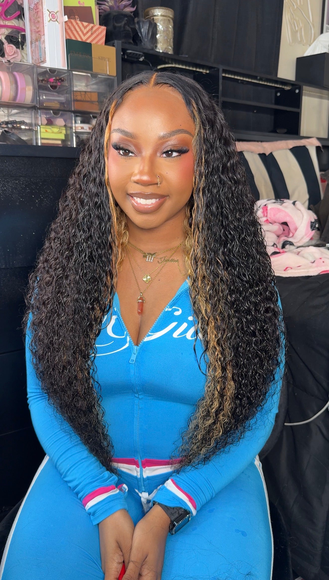 13x4 30 Inch Highlight Deep Wave Wig