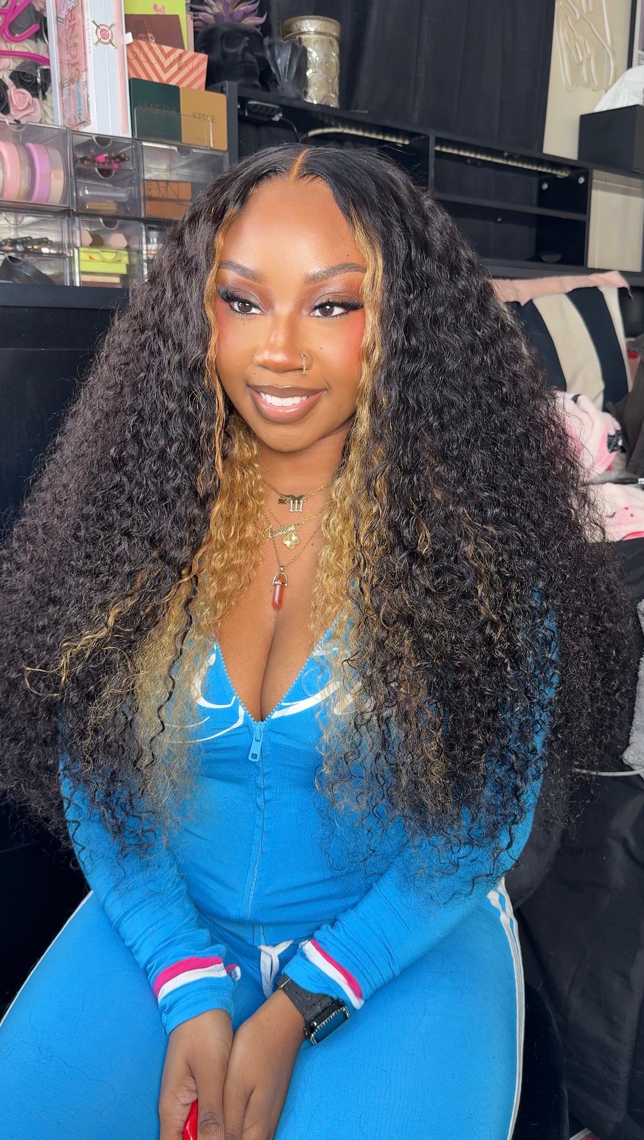 13x4 30 Inch Highlight Deep Wave Wig