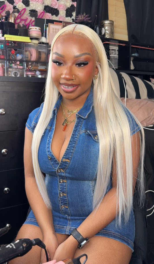 Alididi 13x6 30 Inch 613 Straight Wig