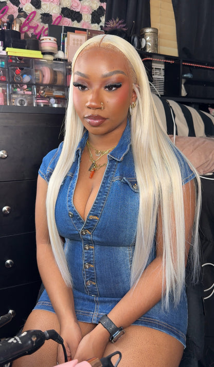 Alididi 13x6 30 Inch 613 Straight Wig