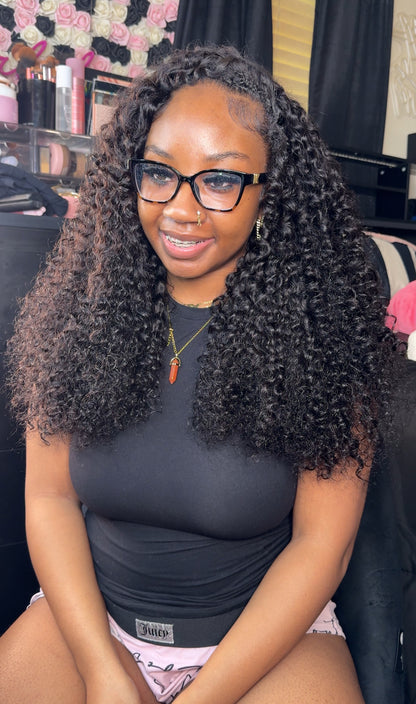 22 Inch Water Wave Half Wig