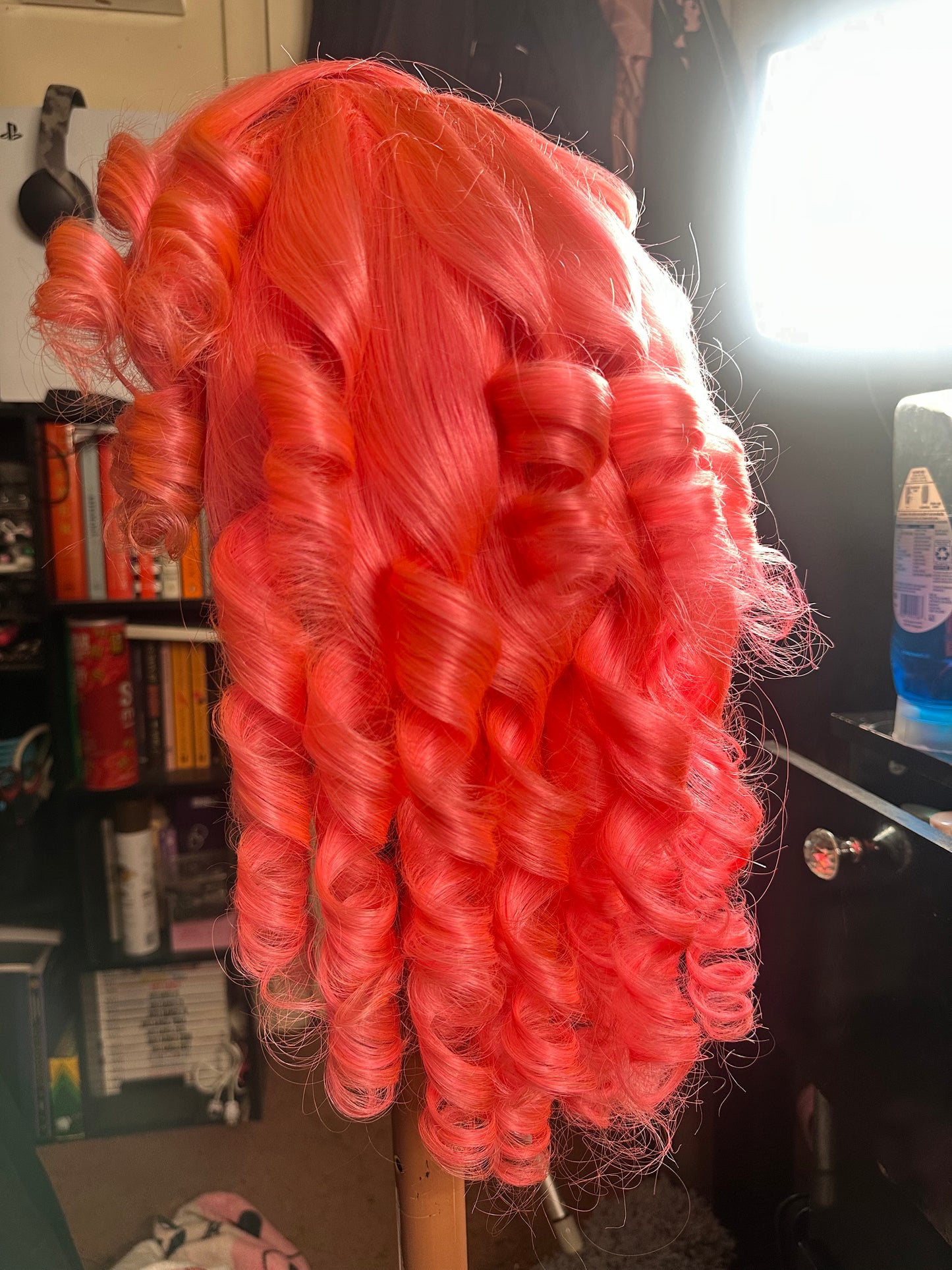 13x4 30 Inch Pink Body Wave Wig