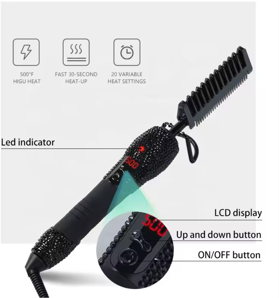 SO PRESSED Ceramic Hot Comb